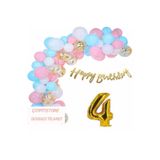 Çıtıpıtıstore 0-9 Yaş Balon Zincir Set, 30125585659656