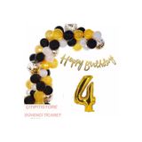 Çıtıpıtıstore 0-9 Yaş Balon Zincir Set, 45464324564895646