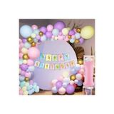 Çıtıpıtıstore 1 Yaş 100 Lü Makoron Renk Balon Zincir Set
