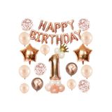 Çıtıpıtıstore 1 Yaş Happy Bırthday Doğum Günü Balon Set
