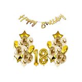 Çıtıpıtıstore 18 Yaş Doğum Günü Balon Set, 0121315648452