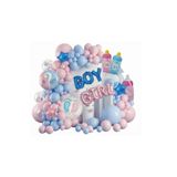 ÇITIPITISTORE 64 Parça Boy Girl Cinsiyet Parti Konsepti, Balon ve Parti Süslemeleri Seti