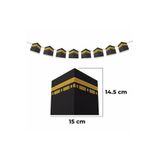 ÇITIPITISTORE Dekoratif Banner Kabe Umre Ramazan Süsleme, 15 x 14,5 cm