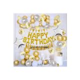 Çıtıpıtıstore Happy Bırthday Doğum Günü Balon Set, 564658945645
