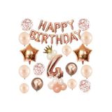 Çıtıpıtıstore Happy Bırthday Doğum Günü Balon Set Yaş, 4