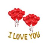 Çitipitistore I Love You Lüks Balon Set, KIRMIZI 489754758943