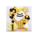 Çıtıpıtıstore Kral Taçlı 1 Yaş Doğum Günü Balon Set