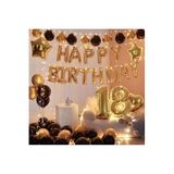 Çıtıpıtıstore Lüks 18 Yaş Happy Bırthday Doğum Günü Balon Set, 2