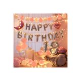 Çıtıpıtıstore Lüks 18 Yaş Happy Bırthday Doğum Günü Balon Set, 5
