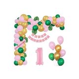 Çıtıpıtıstore Lüks Pembe Doğum Günü Balon Zincir Set