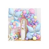 ÇITIPITISTORE Makaron Balon Zinciri, Kelebek Folyo Balonlu, Çok Renkli, Parti Seti