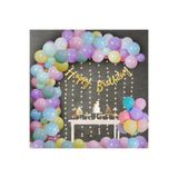 Çitipitistore Makaron Renk Doğum Günü Balon Set