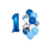 Çıtıpıtıstore Mavili 1 Yaş Balon Set