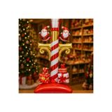 ÇITIPITISTORE Noel Yılbaşı Figürlü Folyo Balonlar, Ayaklı Büyük Sokak Lambası Tasarımı