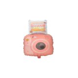 ÇITIPITISTORE Pembe Fotoğraf Makinası Folyo Balon, Doğum Günü Partisi Dekorasyonu