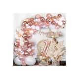 Çıtıpıtıstore Rose Goldlu 1 Yaş Balon Zinciri, 285456485456