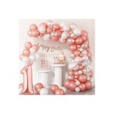 Çıtıpıtıstore Rose Goldlu 1 Yaş Balon Zinciri, 5648945656456