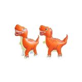 ÇITIPITISTORE Tekerlekli T-Rex Dinozor Turuncu Folyo Balon