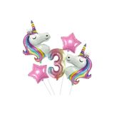 Çıtıpıtıstore Ünicorn Balon Set, 3