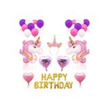 Çıtıpıtıstore Unicorn Doğum Günü Balon Seti, UNİCORN 56487564856564654