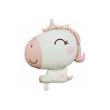 ÇITIPITISTORE Unicorn Figür Folyo Balon, Pembe Retro Renk, 65x78,5 cm
