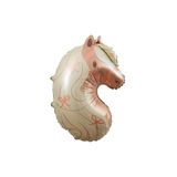 ÇITIPITISTORE Unicorn Figür Folyo Balon, Retro At Tasarımı