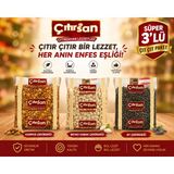 Çıtırsan Süper Soslu 3'lü Paket Mısır,leblebi,yer Fıstığı 1.500 gr - 1,5 kg