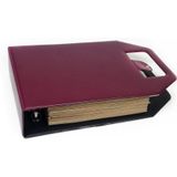Çıtırtılı Sesler 45'lik Plak Klasörü 7" (Bordo)