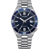 Citizen Tsuyosa Shore Navy Blue NJ0230-59L Otomatik Erkek Kol Saati - Çok Renkli