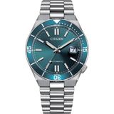 Citizen Tsuyosa Shore Petrol Blue NJ0231-56L Otomatik Erkek Kol Saati - Renkli