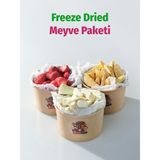 ÇITLAT ÇEREZ SHOP Freeze Dried Meyve Cipsi Paketi 3\'lü Set - Dondurularak Kurutulmuş Kavun Çilek Mango - 3 Adet