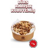 ÇITLAT ÇEREZ SHOP Lüks Karışık Kuruyemiş 1 kg Dev Paket Tazeliğini Koruyan Ambalajda