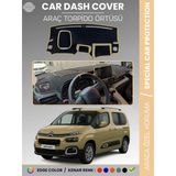 Cıtroen Berlingo (2018-20025) Torpido Örtüsü Ön Göğüs Torpido Koruma Çatlamayı Engeller Tam Uyum
