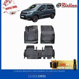 Citroen Berlingo 3D Havuzlu Paspas (3 Adet Tekli Arka Koltuk) 2025 Model Uyumlu - Siyah