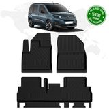 Citroen Berlingo 4d Havuzlu Paspas 2024 Model ve Sonrası - Siyah