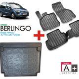 Citroen Berlingo Havuzlu 3D Oto Paspas ve Bagaj Havuzu