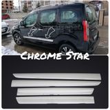 Citroen Berlingo Krom Yan Kapı Çıtası 2008 Üzeri Paslanmaz Çelik