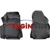 Citroen Berlingo Panelvan 2 Parça 2009-2018 3D Havuzlu Paspas Siyah - Araca Özel - Çok Renkli