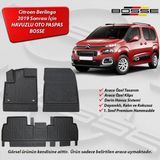 Citroen Berlingo Paspas Araca Özel 2019 Sonrası BOSSE 3D Havuzlu Oto Paspas - Siyah
