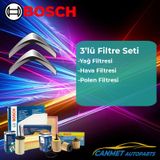 Citroen C-Elysee 1.6 Hdi Bosch Filtre Bakım Seti (2013 - 2020)
