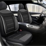Citroen C-Elysee 1995-2025 Uyumlu Flex B Model Özel Tasarım Oto Koltuk Kılıfı Seti - Siyah - Beyaz