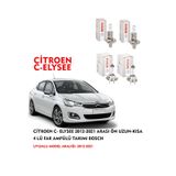 CİTROEN C- ELYSEE 2012-2021 ARASI ÖN UZUN-KISA 4 LÜ FAR AMPÜLÜ TAKIMI BOSCH