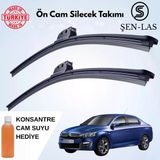 Citroen C-Elysee 2018-2024 Şen-Las Ön Cam Silecek Takımı Şs0144