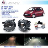 Citroen C1 2005-2012 Beyaz Led Xenon Sis Farı Seti