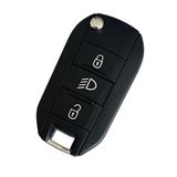 Citroen C3 C4 C5 C Elysee Uyumlu Sustali Kumanda Anahtar Kabı Oto Anahtarlık Orta Far Tuşlu