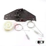 Citroen C3 Mk2 Sc A51 2009-2016 5-Kapı 9813093280 İçin Elektrikli Ön Sol Cam Kriko Tamir Seti