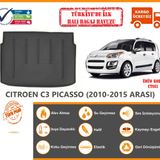 Citroen C3 Picasso 2010-2015 Halı Bagaj Havuzu
