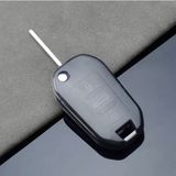 Citroen C3 Şeffaf-Füme Sustalı Anahtar Kılıfı
