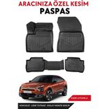 Citroen C4 Elektrikli 2022 Model Araca Özel Havuzlu Paspas Takım - Siyah