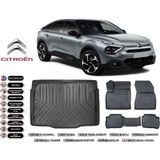 Citroen C4 Elektrikli 2022 Model Bagaj Havuzu Araca Özel Siyah Extra Havuzlu Paspas Takımı